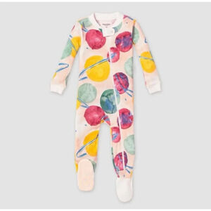 NEW BURTS BEES GIRLS 3-6M PAJAMAS
